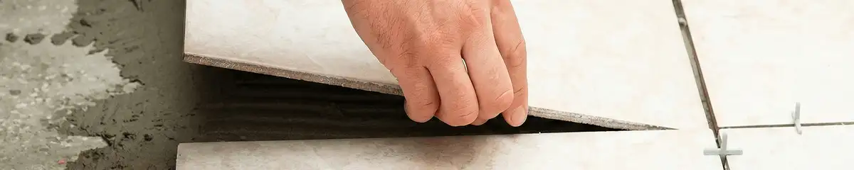 Professional installing ceramic tile floors in Mobile, AL